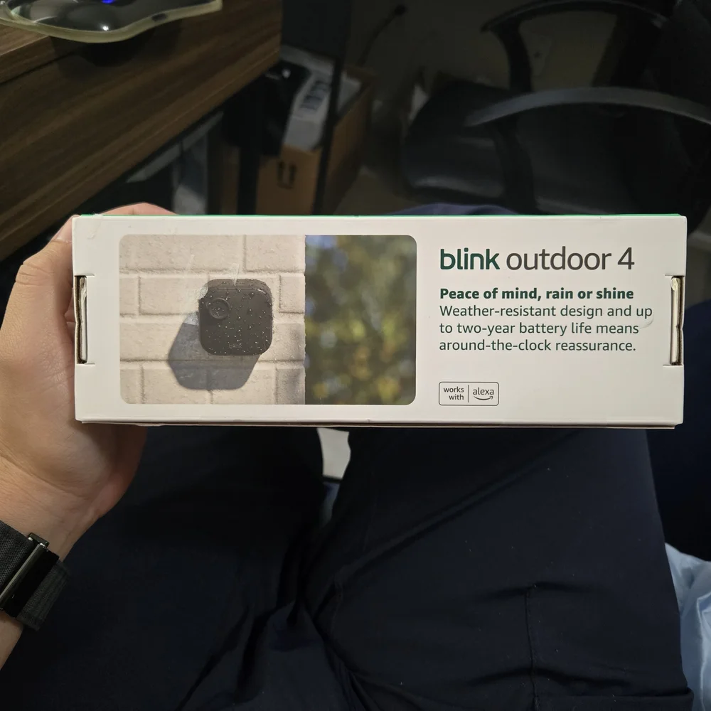 Amazon Blink Outdoor 4 Camera 2 Camera System With Module Sync - Black and White